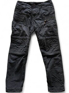 G-Star RAW Multi-Pocket 3D Tapered Cargo Pants Black 30x32